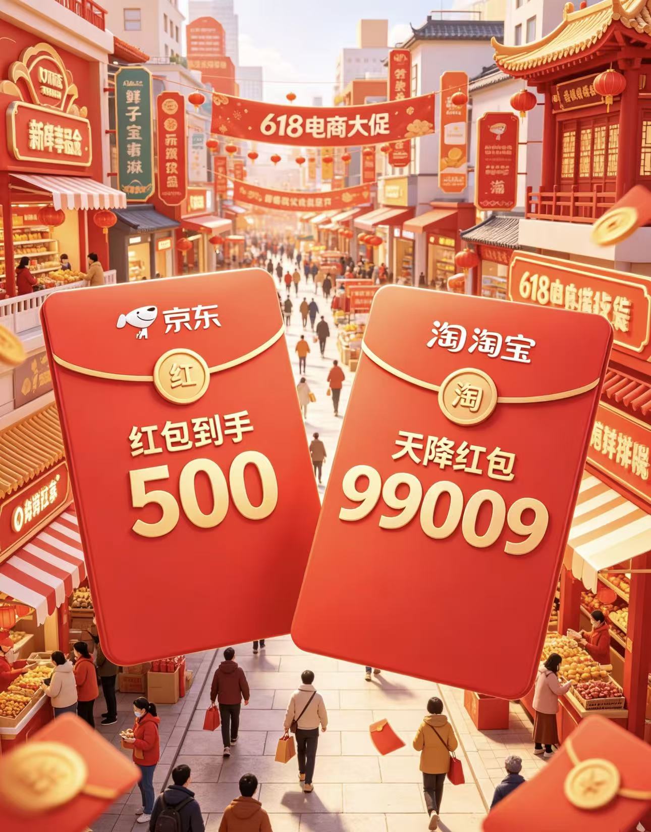 2026年618京东淘宝活动时间表_红包口令领取攻略_2026淘宝618活动