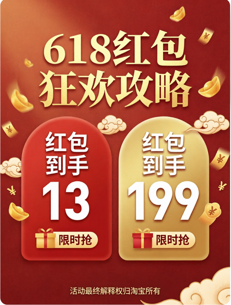 2026淘宝618保姆级攻略_零套路省大钱 新手直接抄作业_2026淘宝618攻略